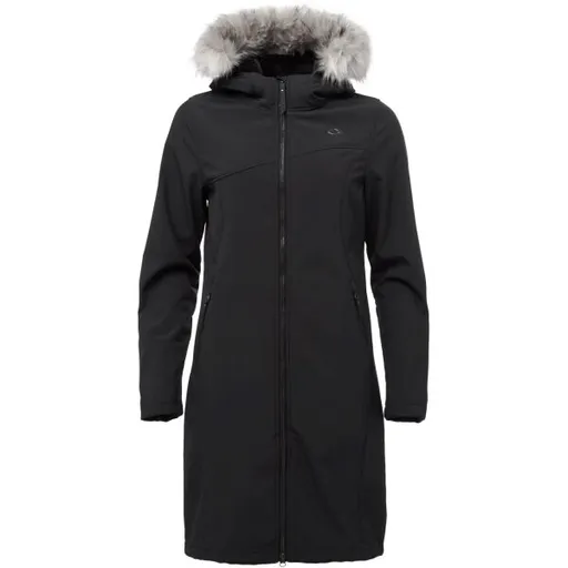 LOAP LUSTRA Dámský softshellový kabát, černá, velikost