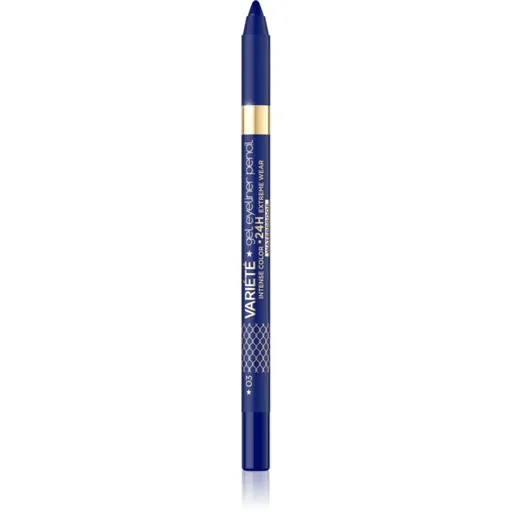 Eveline Cosmetics Variété voděodolná gelová tužka na oči odstín 03 Blue 1 ks