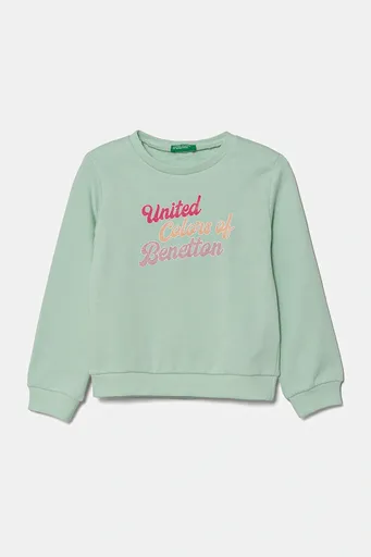 Dětská bavlněná mikina United Colors of Benetton