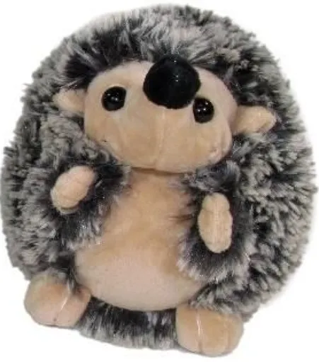 Plyšák Ježek černý – 14 cm