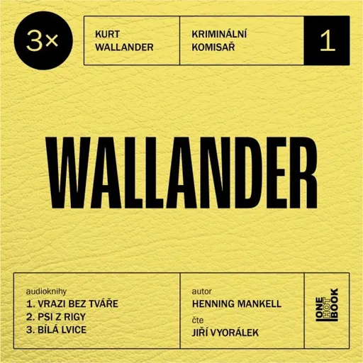 3x Wallander #1 - Henning Mankell - audiokniha