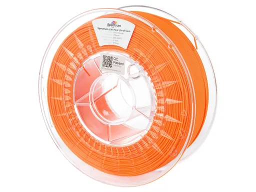 Spectrum 81003 filament, LW-PLA UltraFoam, 1.75mm, LION ORANGE, 0.75kg