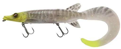 Savage gear gumová nástraha 3d hybrid pike slow sinking white pike - 25 cm 100 g