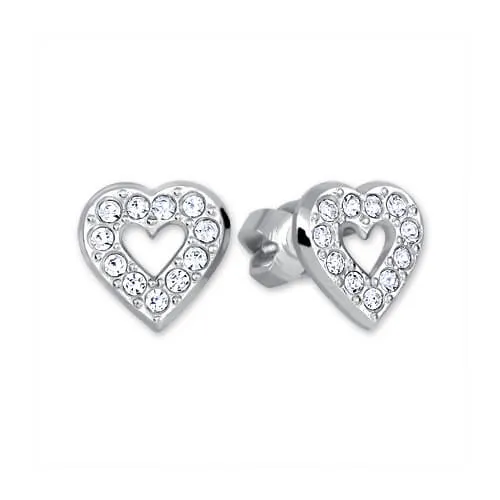 Soliter Stříbrné náušnice Srdce 438 001 00614 04