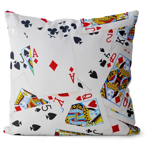 Polštář Cards (Velikost: 40 x 40 cm)