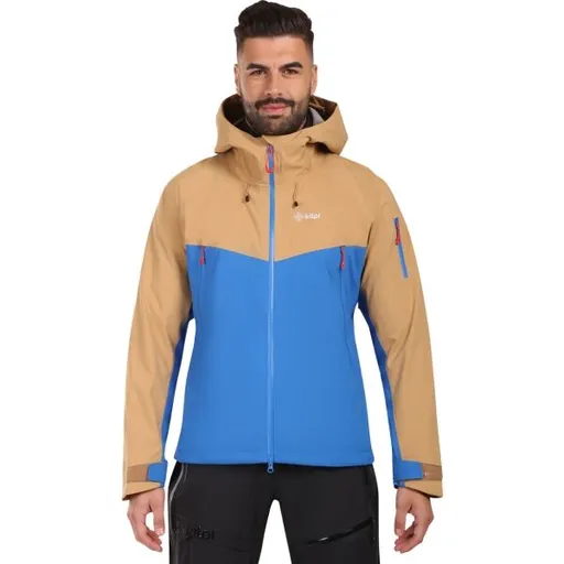 KILPI TRINITY Pánská hardshellová bunda, modrá, velikost