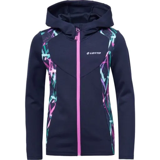 Lotto PABBY Dívčí technická mikina, tmavě modrá, velikost 152-158