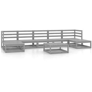 8dílná zahradní sedací souprava masivní borovice , 3076081 (3076081)