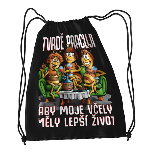 Vak na záda Tvrdě pracuji – včely