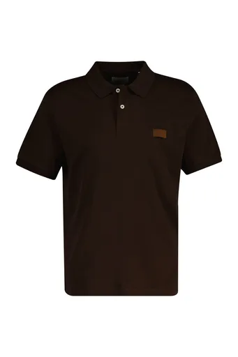 POLOKOŠILE GANT INTERLOCK SS POLO MAHOGANY BROWN