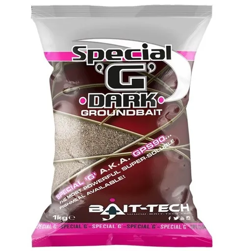 Bait-Tech Krmítková směs Special G Dark 1kg,Bait-Tech Krmítková směs Special G Dark 1kg