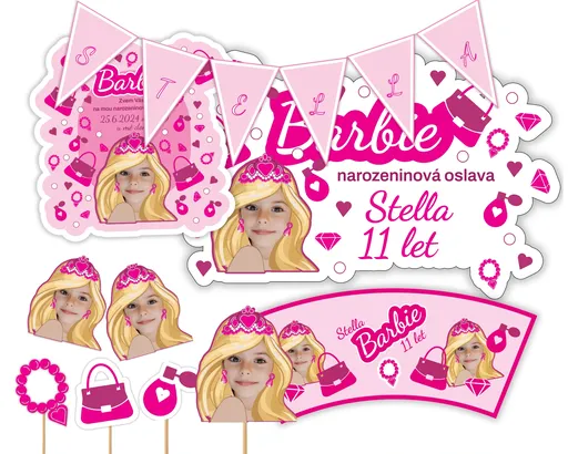 Personal Personalizovaný narodeninový set - Barbie