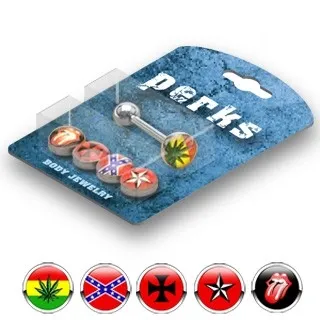 Piercing do jazyka ROCK