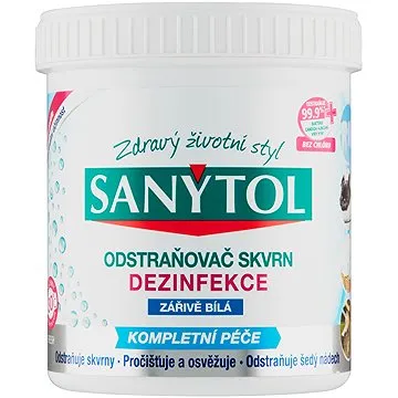 SANYTOL Dezinfekční odstraňovač skvrn bělící 450 g (3045206382601)