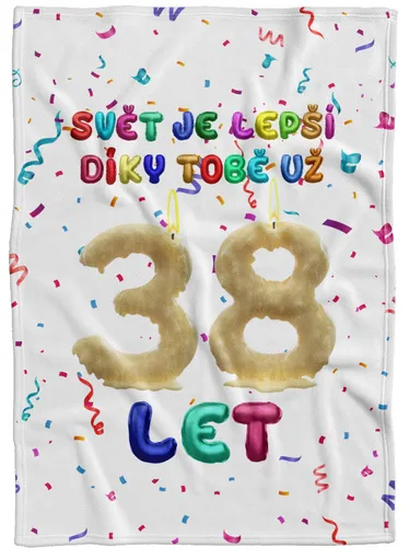 Deka Svět je lepší díky Tobě (věk: 38, Podšití beránkem: NE)