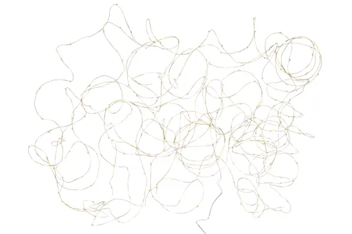 Vánoční osvětlení na zlatém drátku 30m 300led světýlek - teplá bílá - 31,5*0,4*0,2 cm 75962