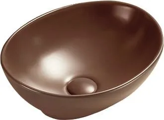 MEXEN Elza umyvadlo na desku 40 x 33, hnědá mat 21014068