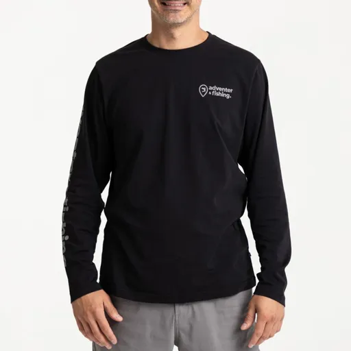 Adventer & fishing Tričko dlouhý rukáv Black - S,Adventer & fishing Tričko dlouhý rukáv Black - S