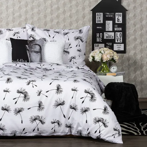 4Home Bavlněné povlečení Dandelion, 140 x 220 cm, 70 x 90 cm