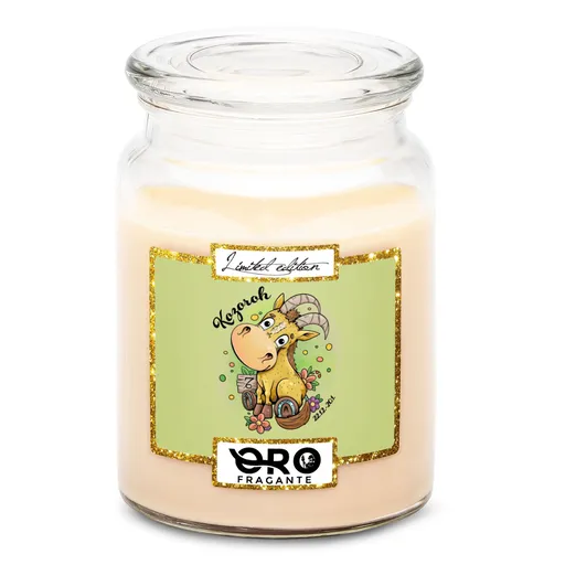 Svíčka Koňská znamení – kozoroh (Vůně svíčky: Vanilka)