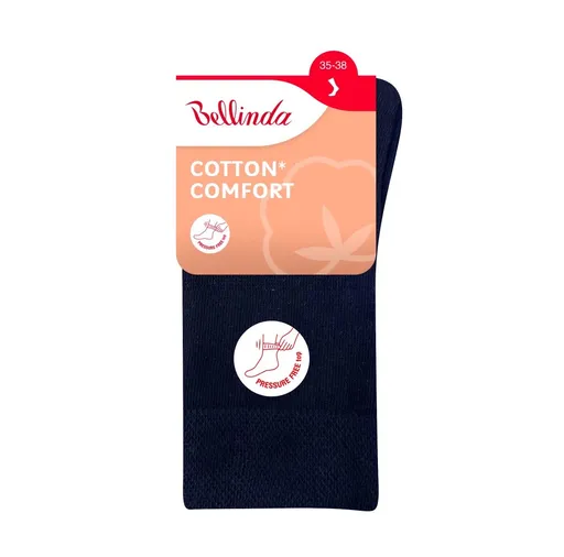 Bellinda Cotton Comfort vel. 35/38 dámské klasické ponožky 1 pár modré