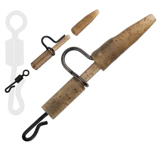 Zfish závěsky heavy duty clip & tail rubber + qc 6 ks