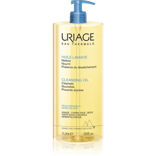 Uriage Hygiène Cleansing Oil mycí olej na obličej a tělo 1000 ml