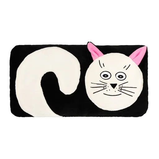 Bellatex Tvarovaný polštářek Kočička, 45 x 30 cm