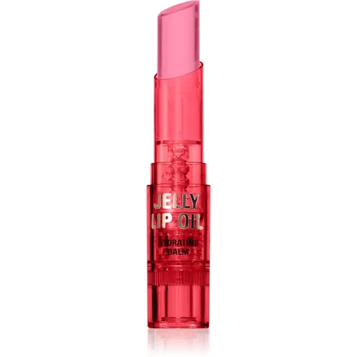 Makeup Revolution Jelly Lip olej na rty s hydratačním účinkem odstín Watermelon Crush Red 2.4 g