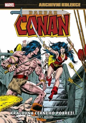 Archivní kolekce Barbar Conan 4 - Královna Černého pobřeží - Roy Thomas, John Buscema