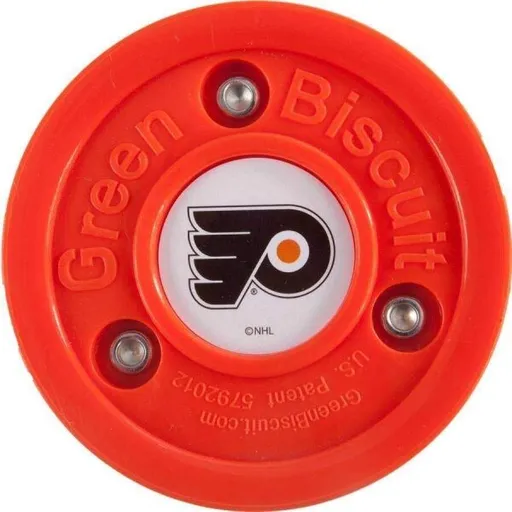 Green Biscuit PHILADELPHIA FLYERS NHL Puk, červená, velikost