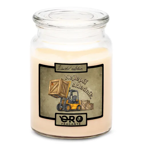 Svíčka Nejlepší skladník (Vůně svíčky: Vanilka)