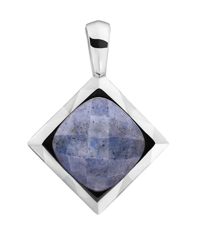 Sparkling Jewels Stříbrný přívěsek s modrým aventurínem SP32-G37