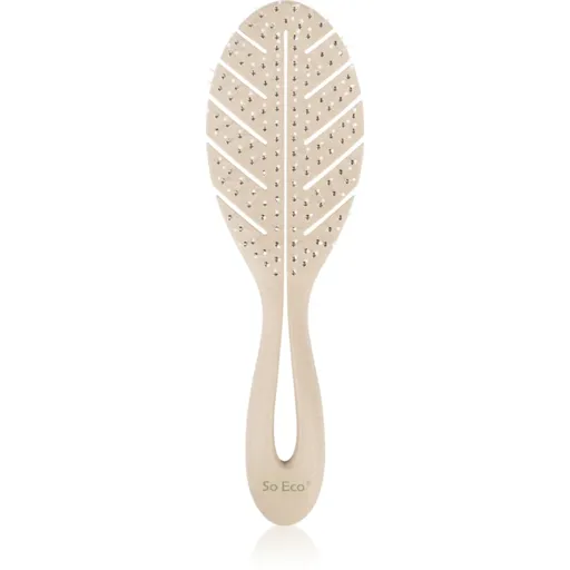 So Eco Biodegradable Detangling Leaf Brush kompostovatelný kartáč na mokré vlasy 1 ks