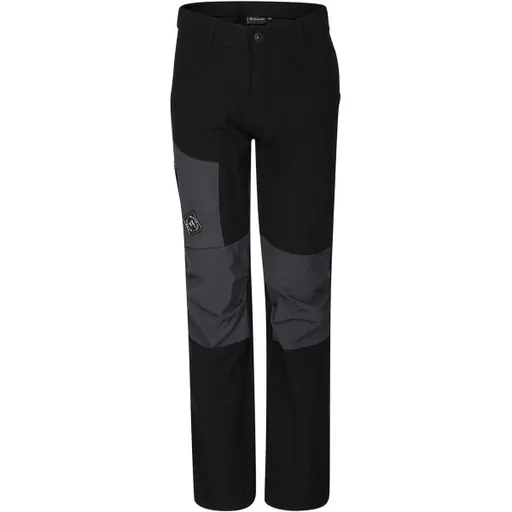 ALPINE PRO FIRSTO Dětské softshellové kalhoty, černá, velikost 140-146