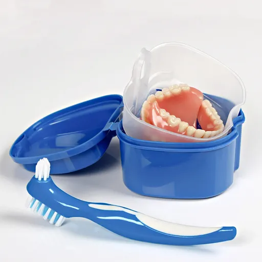 3dílná sada na čištění zubních náhrad