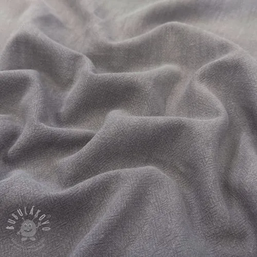 Len předepraný STONEWASHED PREMIUM middle grey