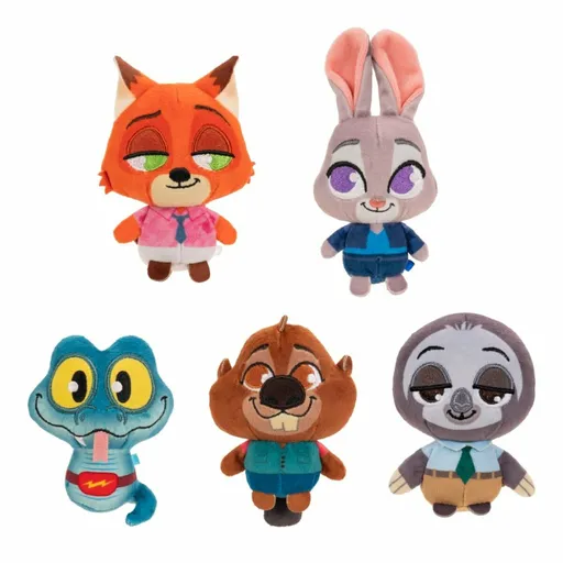 Zootropolis plyšák 8 cm - 5 Pack