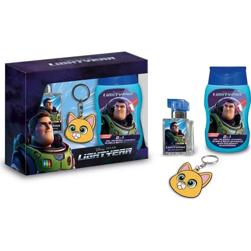 Lorenay Lightyear dárkový set toaletní voda 20 ml, šampon a pěna do koupele 2 v 1 s klíčenkou