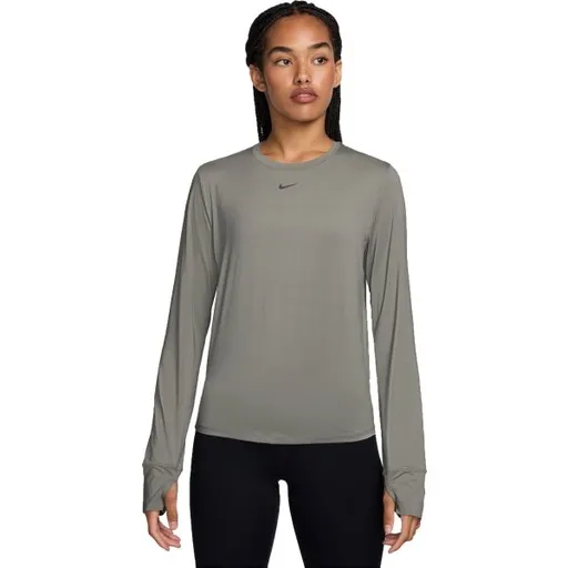 Nike ONE CLASSIC Dámské tričko, tmavě šedá, velikost