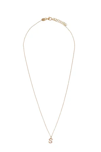 Alisia Pozlacený náhrdelník se Swarovski perličkami "S" AL4258.01.919