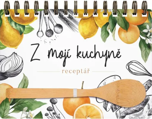Kniha na recepty MFP s vařečkou 1, 220x158mm, 80 listů,