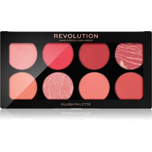 Makeup Revolution Ultra Blush paleta tvářenek odstín Sunset Burst 8x1.6 g