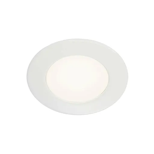 SLV BIG WHITE DL 126, vestavné svítidlo, LED SMD, 3000K, kulaté, bílé, max. 3 W, vč. listových pružin 112221