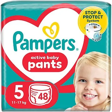 PAMPERS Active Baby Pants vel. 5 (48 ks) (8006540069325)