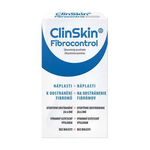 ClinSkin Fibrocontrol náplasti k odstranění fibromů 3 ks