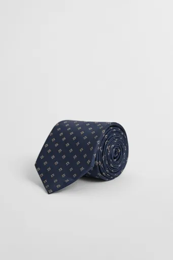 KRAVATA GANT FOULARD PRINT TIE MARINE