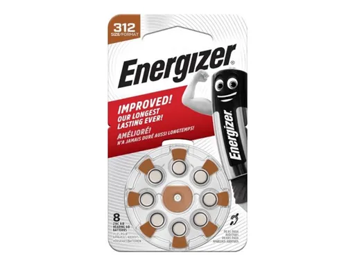 Baterie 312 / PR41 ENERGIZER 8ks / blistr