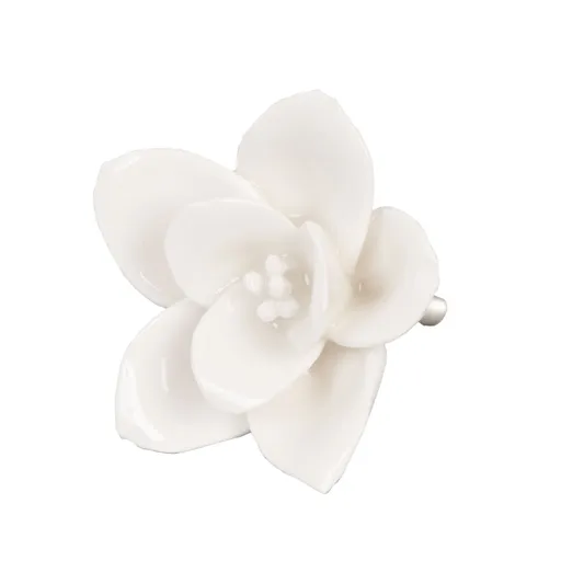 Keramická úchytka květina - Ø 5,5 cm 61916