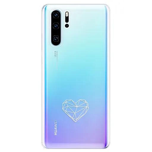 Odolné silikonové pouzdro iSaprio - čiré - Digital Love - Huawei P30 Pro